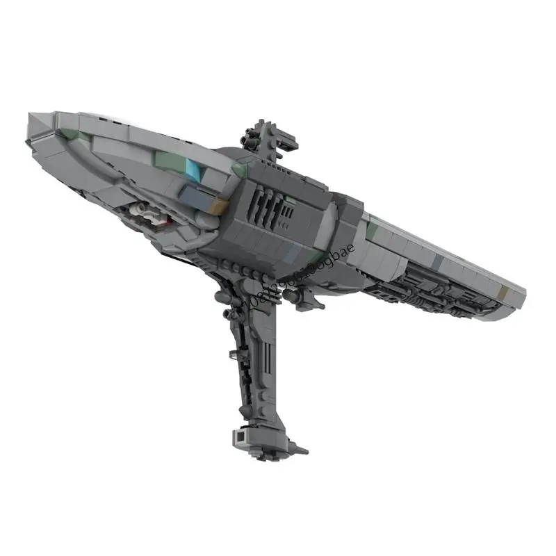 Nouveau 892 pièces célèbre film de combat étoile Moc Mc75 Star Cruiser modèle à l'échelle intermédiaire bricolage idées créatives enfant jouet cadeau d'anniversaire Puzzle personnalisé