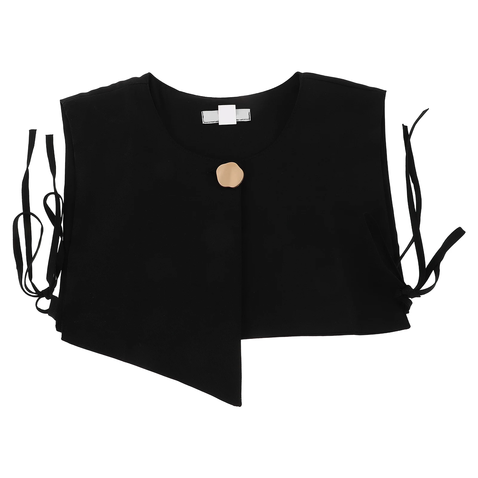 

Women Fake Collar Detachable Dickey Lightweight Shawl Mini Cape Round Neck Scarf Shirt Collar Inserts For Blouse Dress