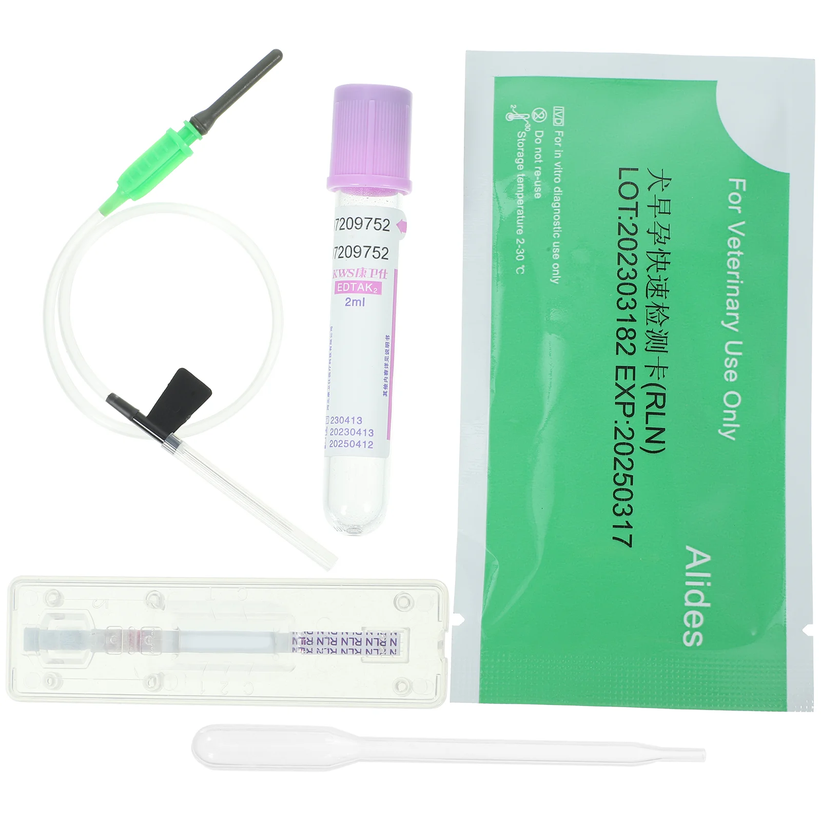 Dog Urine Pregnancy Test Early Strip Kit Detection Tube Indoor Testing Tool Canine