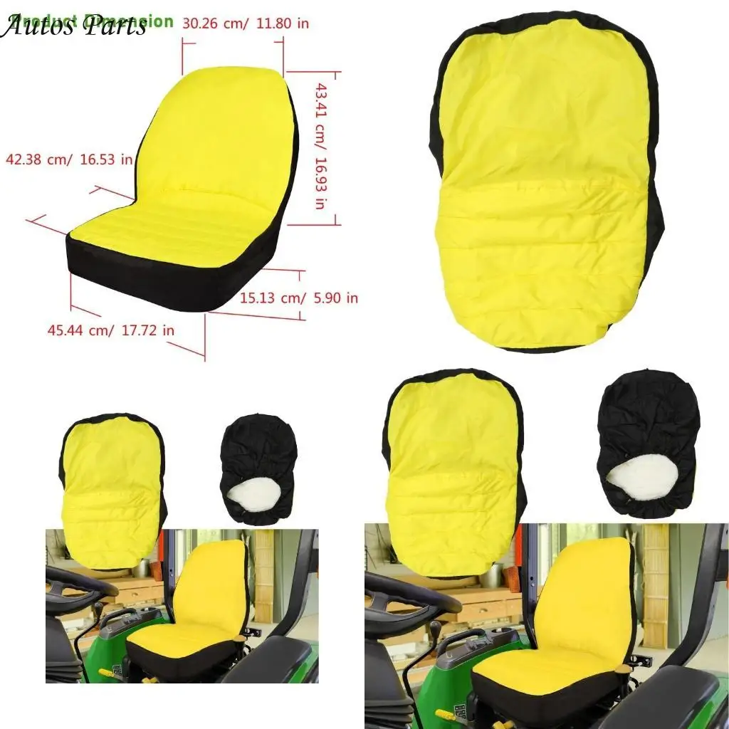 

57BA Adjustable Utility Tractor Cover Waterproof Comfortable Wearresistant Cushioned Supportive for Extended Farming Use