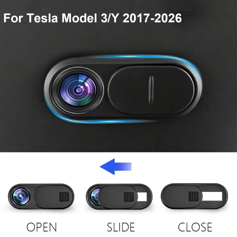 For Tesla Model Y Juniper 2025 Model 3 Car Camera Cover Webcam Slide Blocker 1/3/5 Pcs compatible with tablet PC Laptop iPad