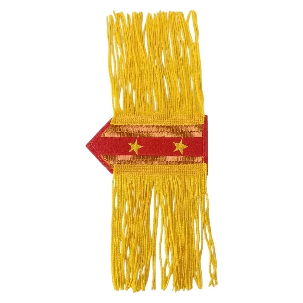 Classic Stars Tassel Epaulettes Dynamic Visual Effects Fancy Looks Shoulder Board Group Uniform Collocations Formal Event Dress