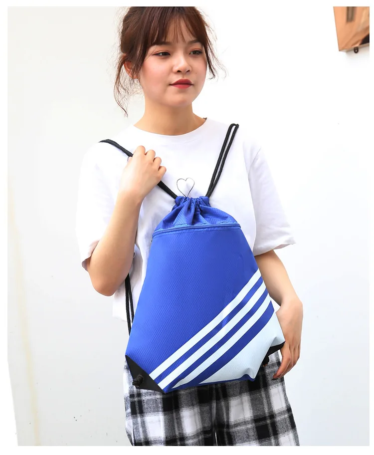 Drawstring Bag Ombro Fitness Bag Esportes Aquáticos Esporte Drawstring Armazenamento Saco De Treinamento Estudante Mochila Impermeável Gym Bag