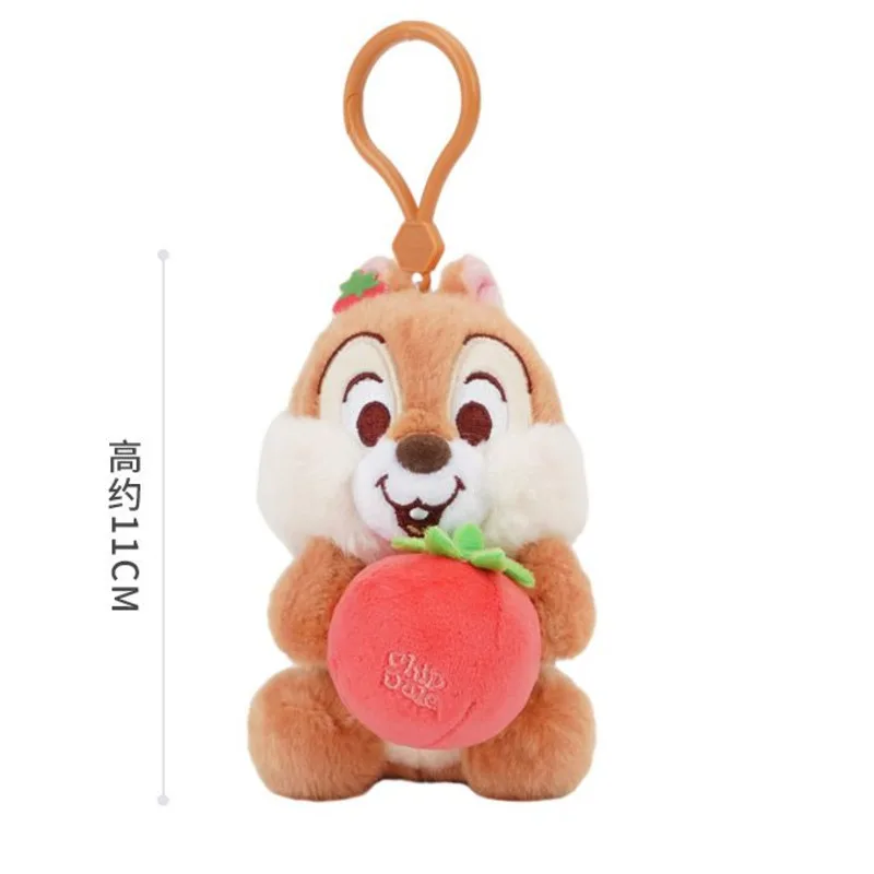 Disney Chip \'n\' Dale Plush Keychain Kawaii Cartoon Stuffed Plushie Doll Anime Bag Pendant Car Keyholder Bag Charm Accessories