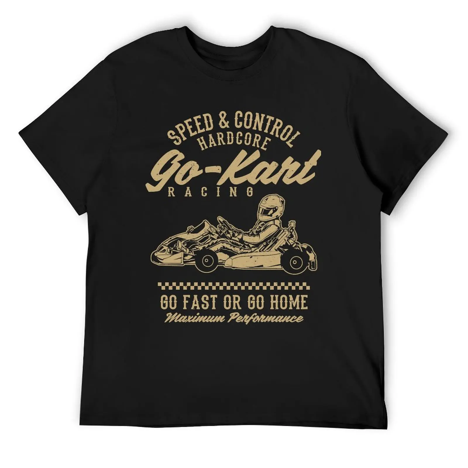 Go Kart Racing Hardcore T-Shirt customizeds street wear t shirts for men pack