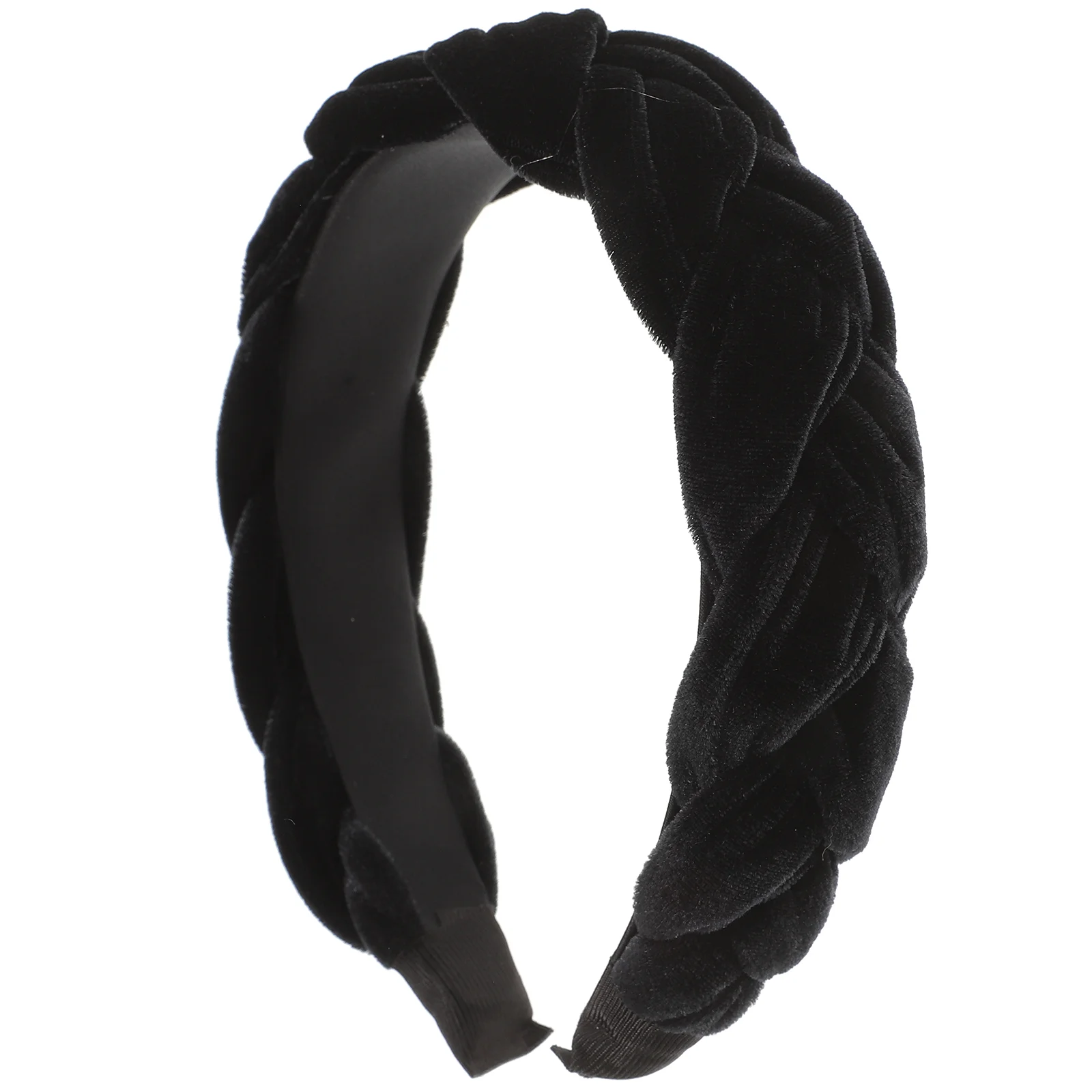 

Women's Fashion Accessory Woman Hair Braid Elegant Hairband Hoop Cross Wide Headband