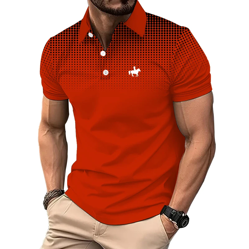 

Men Summer Slim Fit Short Sleeve Sport Lapel Polo Shirt Men Fashion Short Sleeve Golf Polo Shirt Tops .