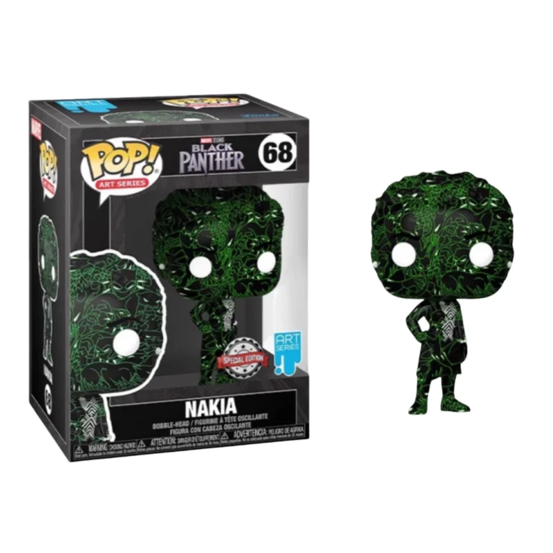 Marvel The Avengers Figure Model Sculpture Doll Funko Pop Mbaku Nakia Q-Version Decor Ornament Figures Model Dolls Limited Toy - Image 6
