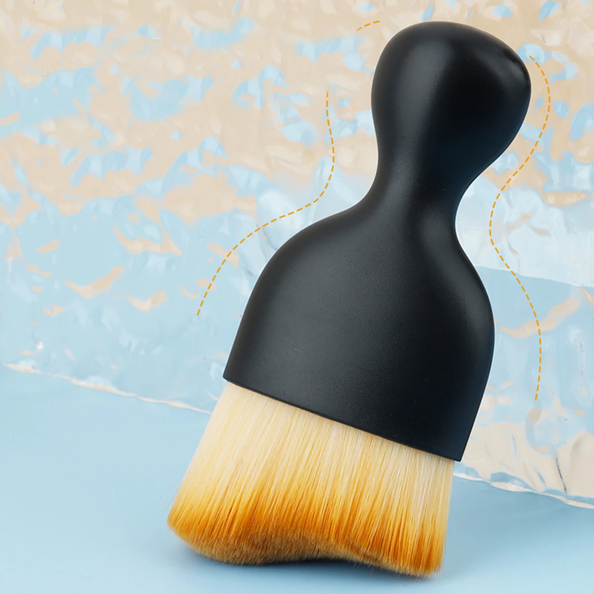 فرشاة مكياج كريم الأساس من Arc Curve، فرشاة كونتور، فرشاة بودرة أحمر الخدود، فرشاة إصلاح، فرشاة أدوات المكياج، فرشاة خط الموجة