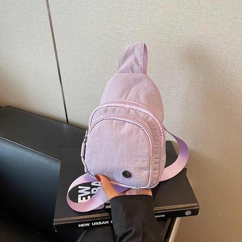 

2025 Outdoor Sports Leisure Chest Bag Multi-functional Riding Bag Women's Chest Bag Lightweight Single Shoulder Crossbody Bag