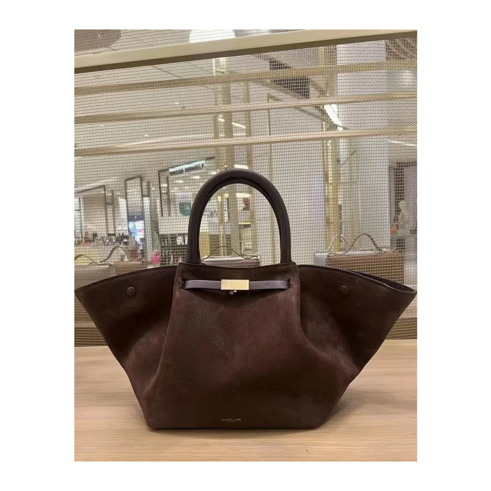 2025 جديد الجلد المدبوغ الصوف الجناح حقيبة متعددة الاستخدامات عادية وراقية حقيبة نيويورك سعة كبيرة حمل يده كتف واحد Crossbody #6