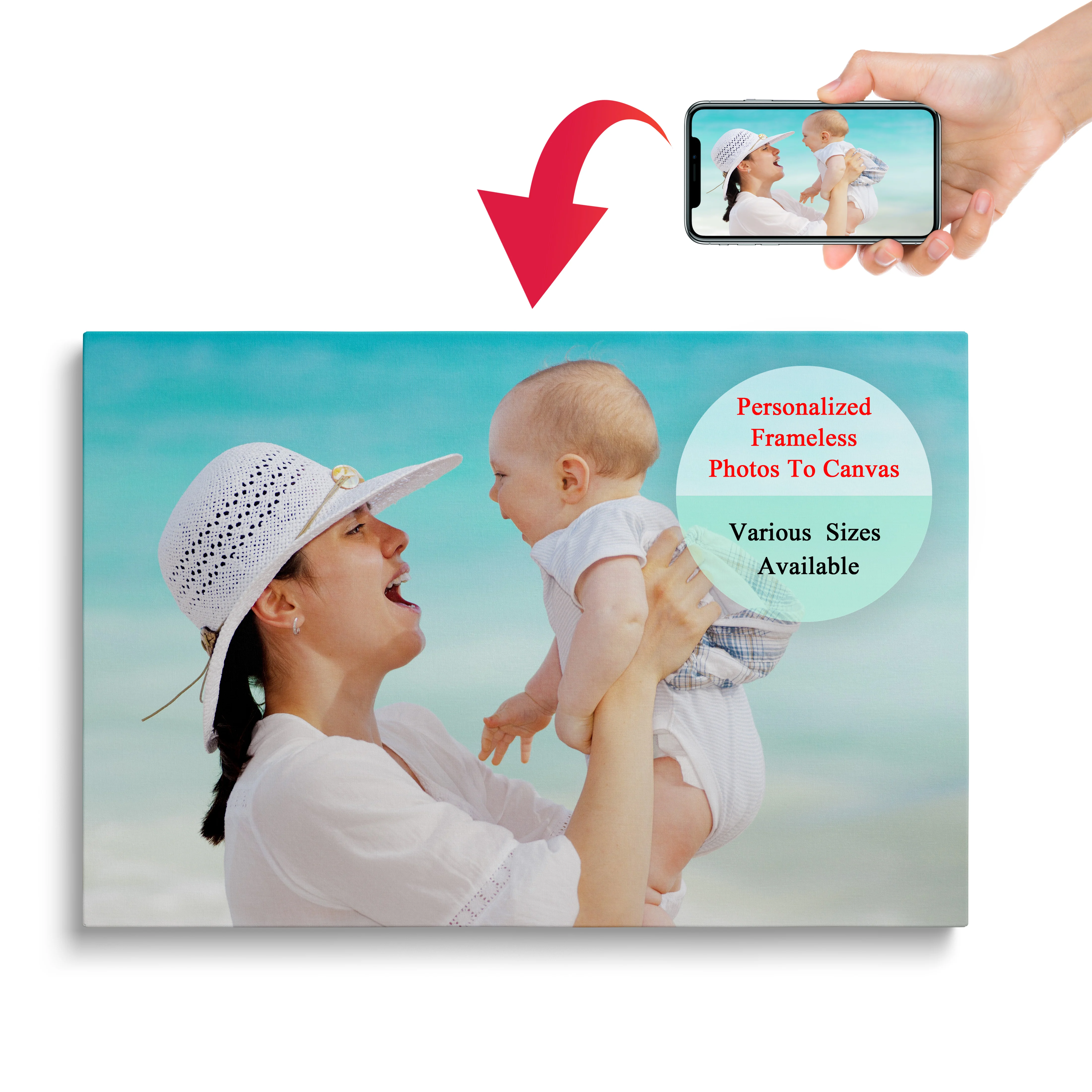 

Custom Canvas Painting Poster Print Personalized Wall Art Landscape Seascape Abstract Modern Graffiti Kids Home Decor Photo Gift