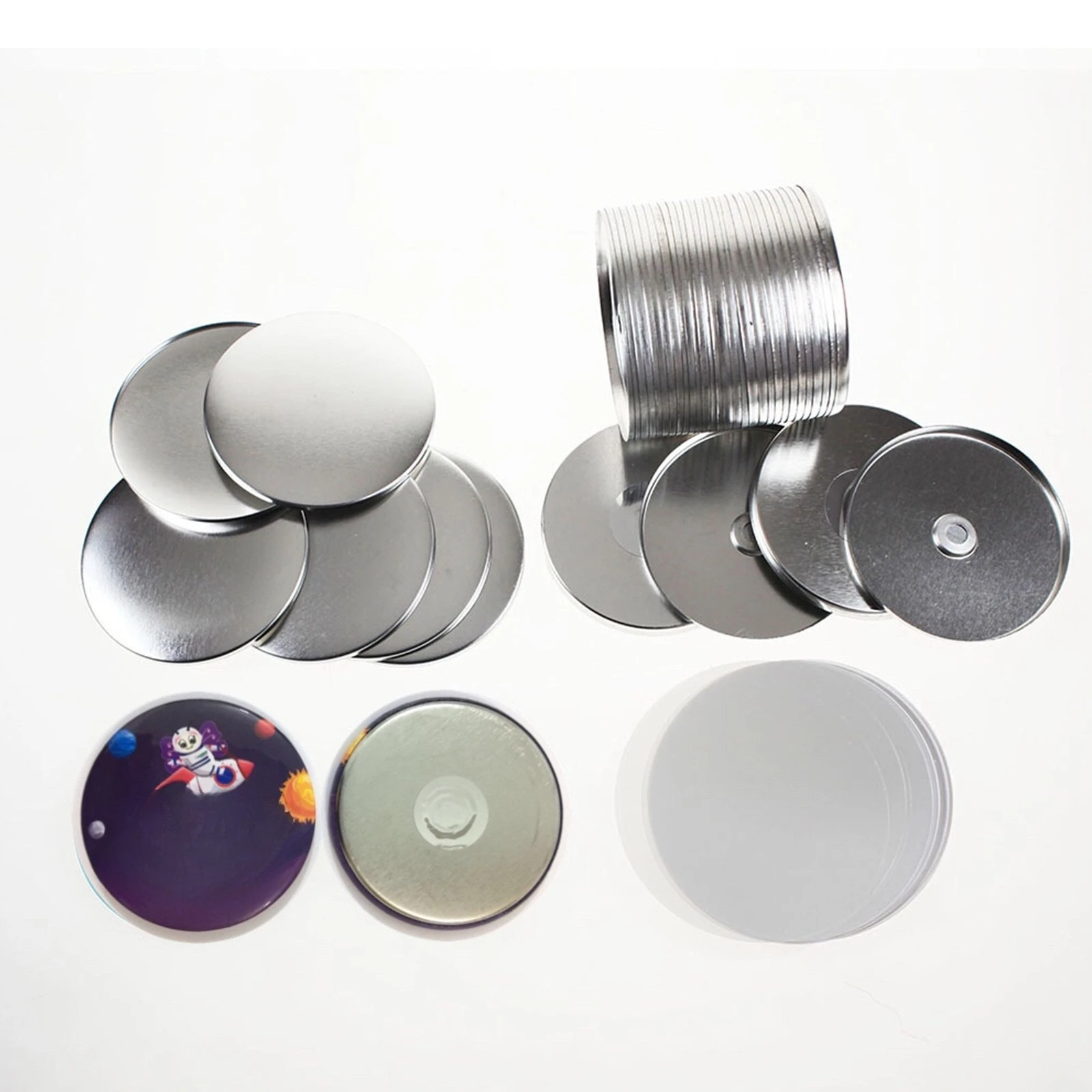 Magnetic refrigerator sticker making machine, refrigerator sticker machine, metal machine set