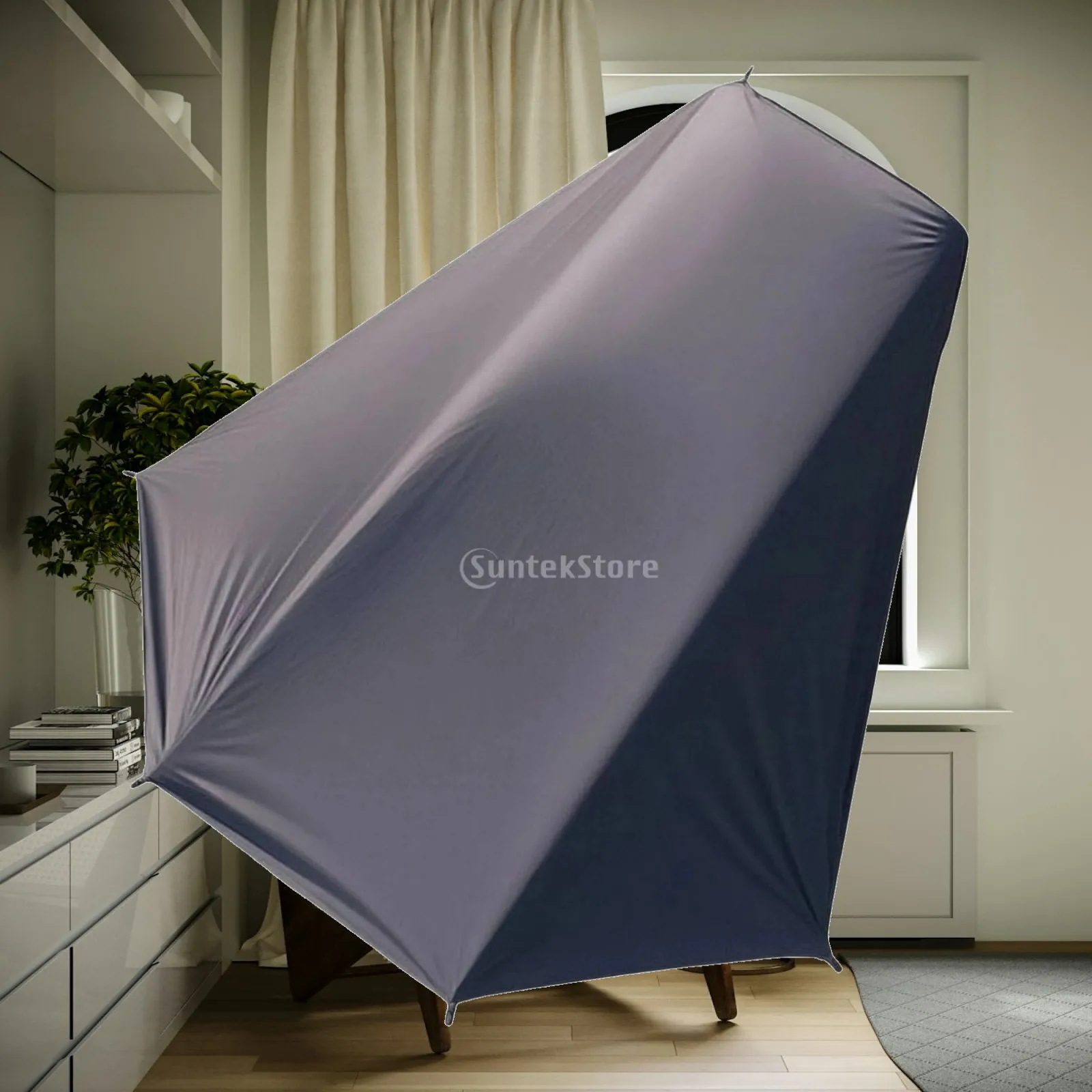 Outdoor Vehicle Side Awning for Car Camping SUV Tent Shade Polyester Waterproof Sun Block Shelter with Stakes Ropes for Tailgate