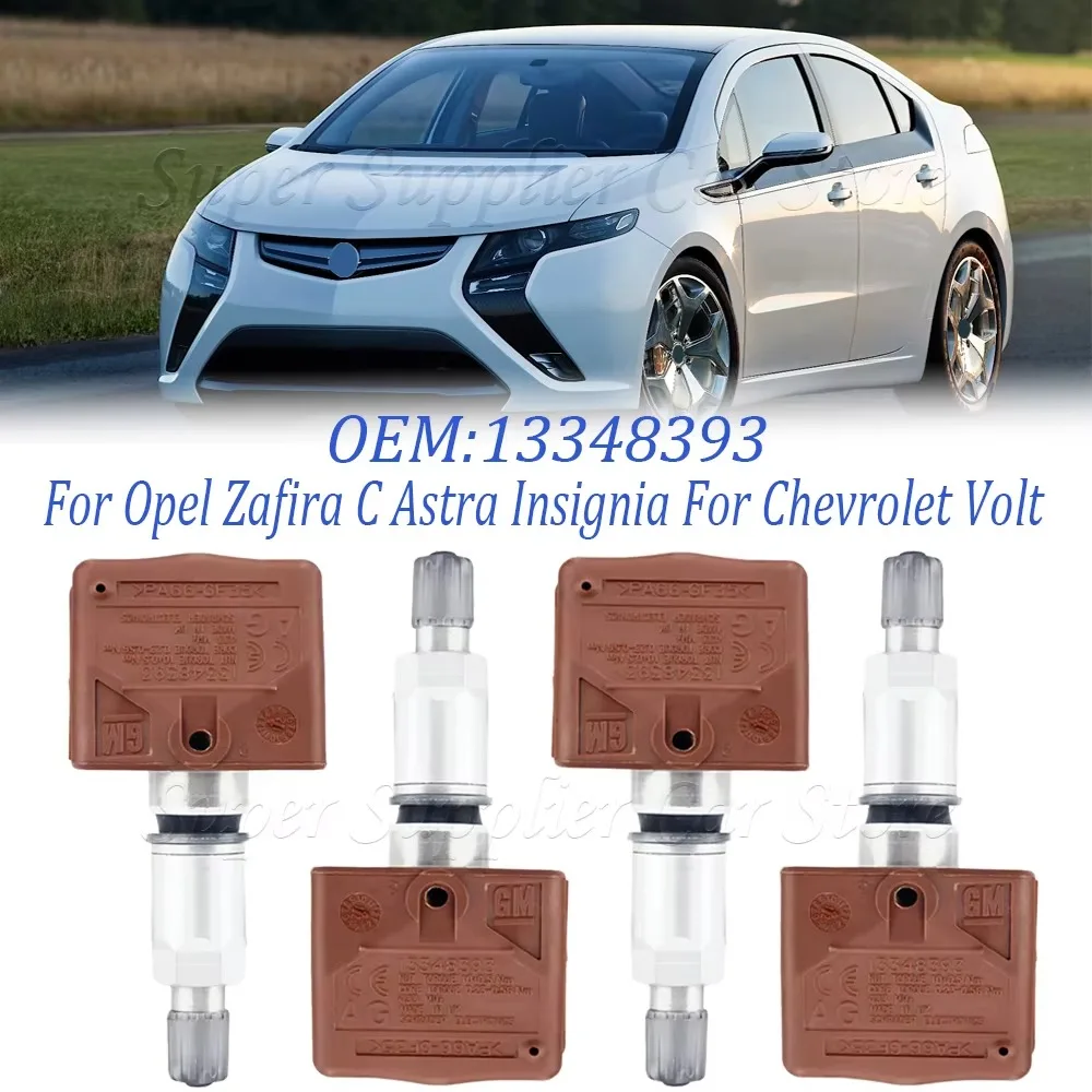 

Nuevos sensores TPMS de presión de neumáticos de coche 433MHZ para Opel Zafira C Astra J Insignia Vauxhall para Opel Ampera Chev