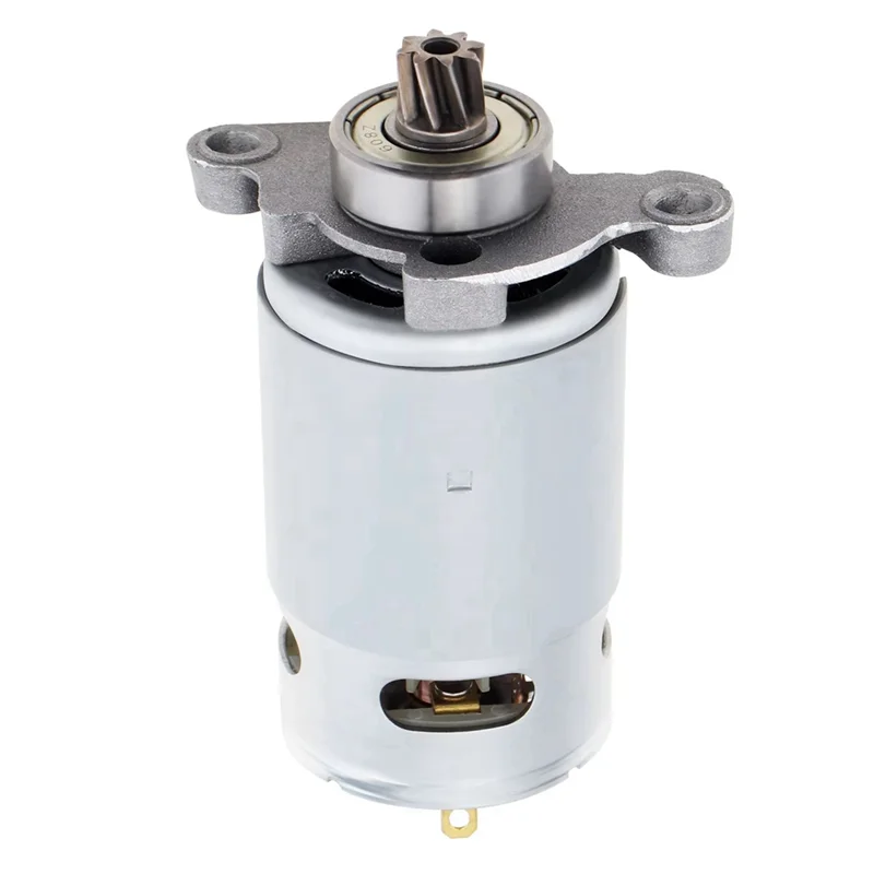 AAAC-21V RS550 DC มอเตอร์สําหรับเลื่อยไฟฟ้าแบบลูกสูบ 8 ฟันกําลังสูงพร้อมเฟืองลาน