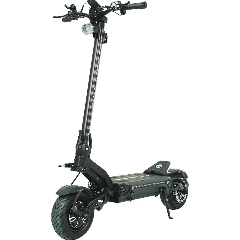 Teverun fighter supreme plus 72V electric scooter with 60AH lithium battery  1600W 2 motors with high suspension long range 200K