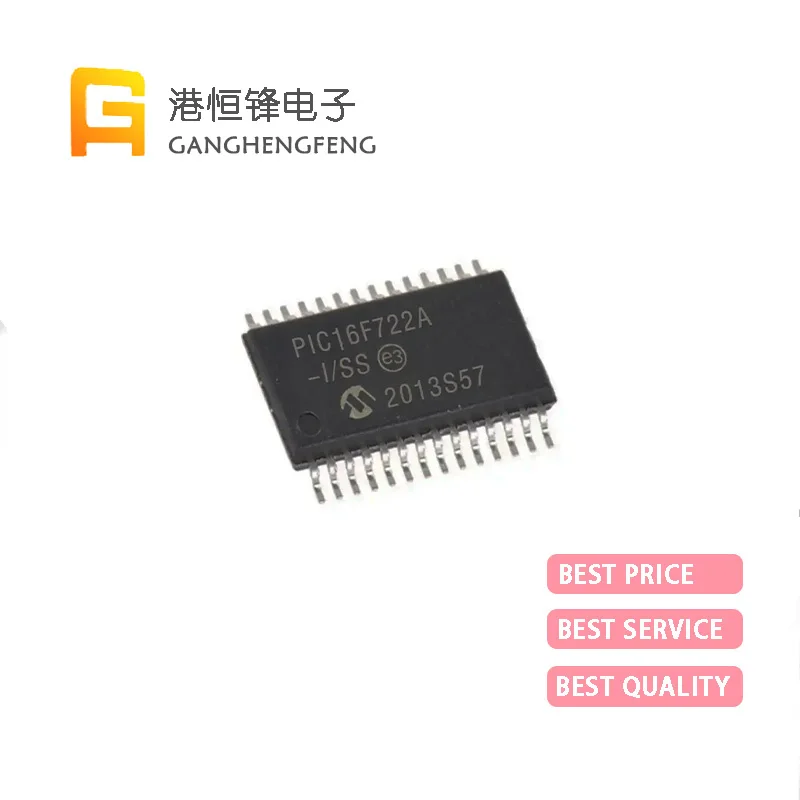 1PCS PIC16F722A-I/SO PIC16F876A-I/SO SOP28 PIC16F722A-I/SP PIC16F876A-I/SP DIP28 PIC16F876A-I/SS SSOP28  Microchip Controller