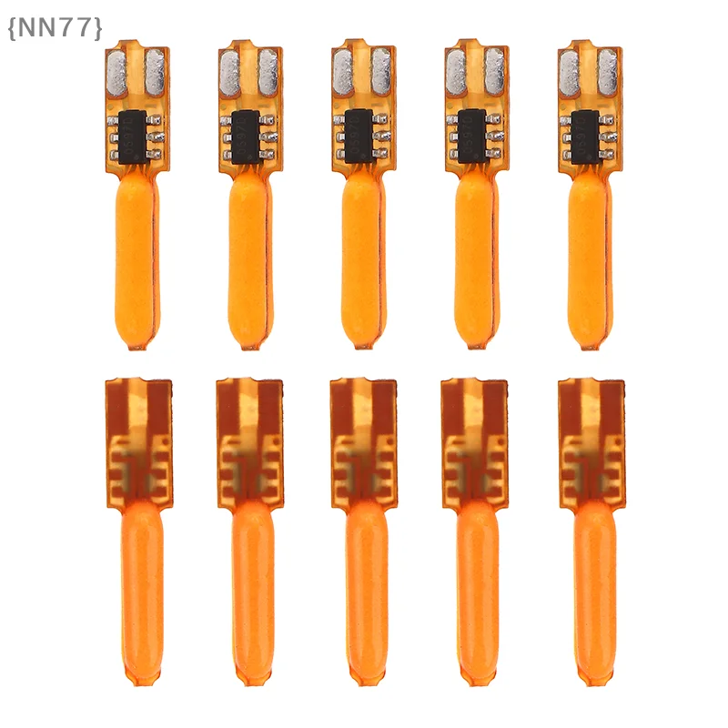 【NN77】5/10pcs 3V LED Flame Flicker Bulb - 1800K COB Diode Birthday Party Decoration Light Accessory【W7】