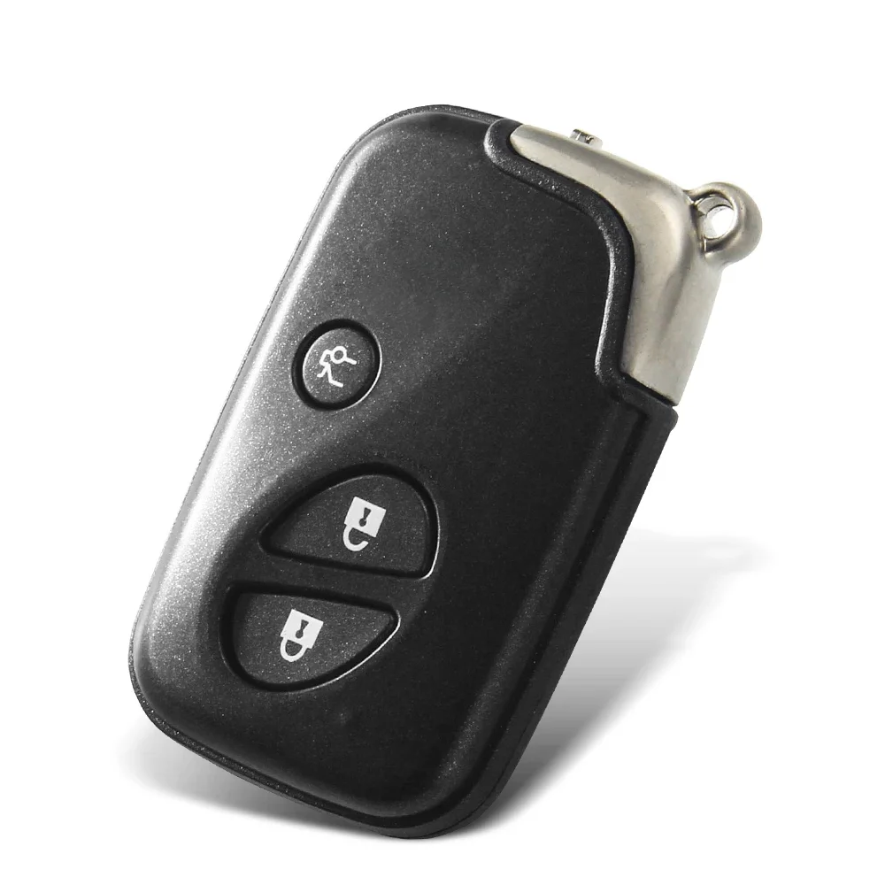 KEYYOU-carcasa de repuesto sin llave para mando a distancia, 4 botones, para Lexus GS430, ES350, GS350, LX570, IS350, RX350, IS250