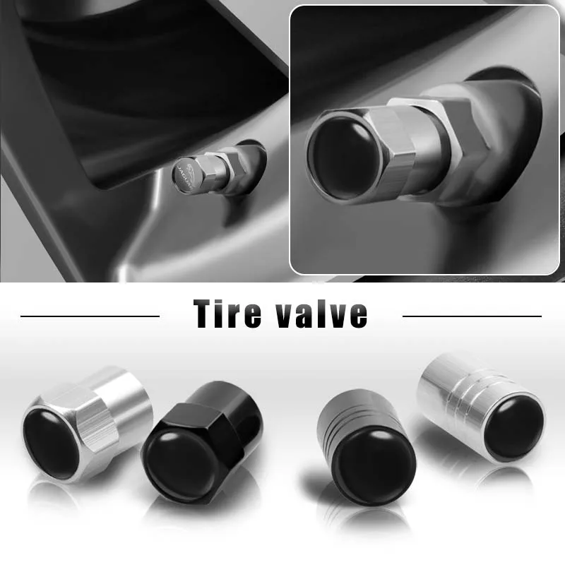 4pcs Car Wheel Tire Valve Caps Air Stem Covers For BMW M Logo X1 X2 X3 X4 X5 X6 F48 G01 E84 E83 F39 F10 F30 G11 G07 G86 G80 G60