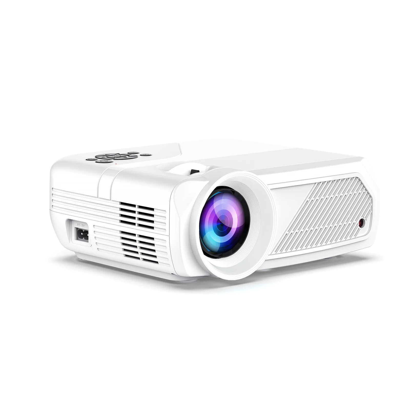 

GlowMar1080P Projector 4K 280ANSI H96 Max PJX6 BT 5.4 Projector 2GB 16GB WIFI6 Home Movie Projectors