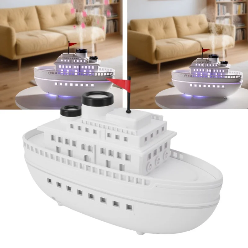 Desktop USB Aromatherapy Diffuser 300ML Ship Essential Oil Sprayer Humidifier 7 Colors 4H Timing