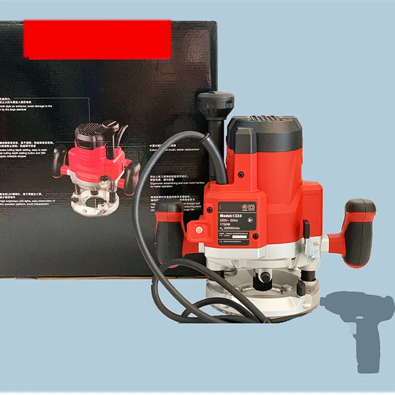 Bakelite Milling Double Handle High Power LED Lamp Woodworking Engraving Slotting Machine Speed Trimming Machine Gong Machine