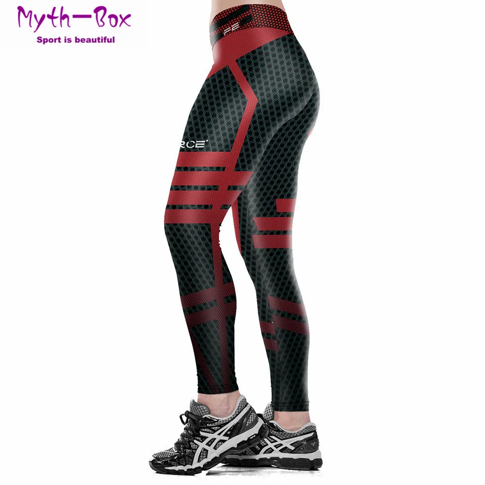 Women Leggings Sport 3D Print Trouser Running Pant Quick Dry Elastic High Waist Pants For Yoga Skinny Fitness Tights Gym Leggins