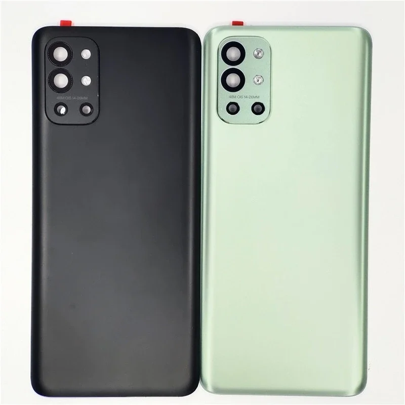 

Back Battery Cover For Oneplus 9R 1 9R Rear Glass Battery Housing Door Case Panel Repair With Camera Lens