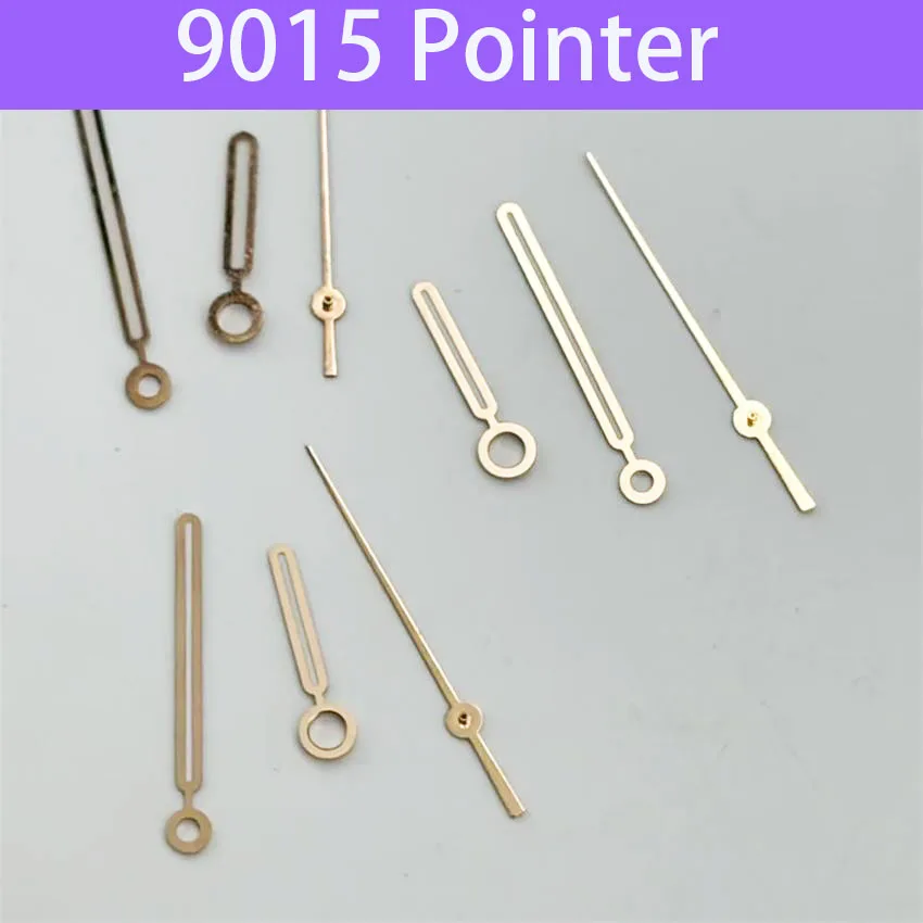 1 Set Rose Gold Pointers For 9015 Movement Male Luminous Hands Hour Minute Second Three Needles Watch Pointer Watch Accessories