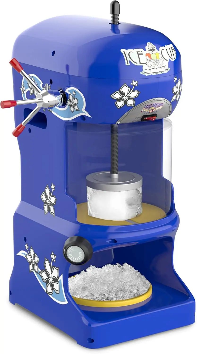 Cub Shaved Ice Machine - Powerful Crushed Ice Maker and Snow Cone Machine for Parties, Concessions, or Events by Great North