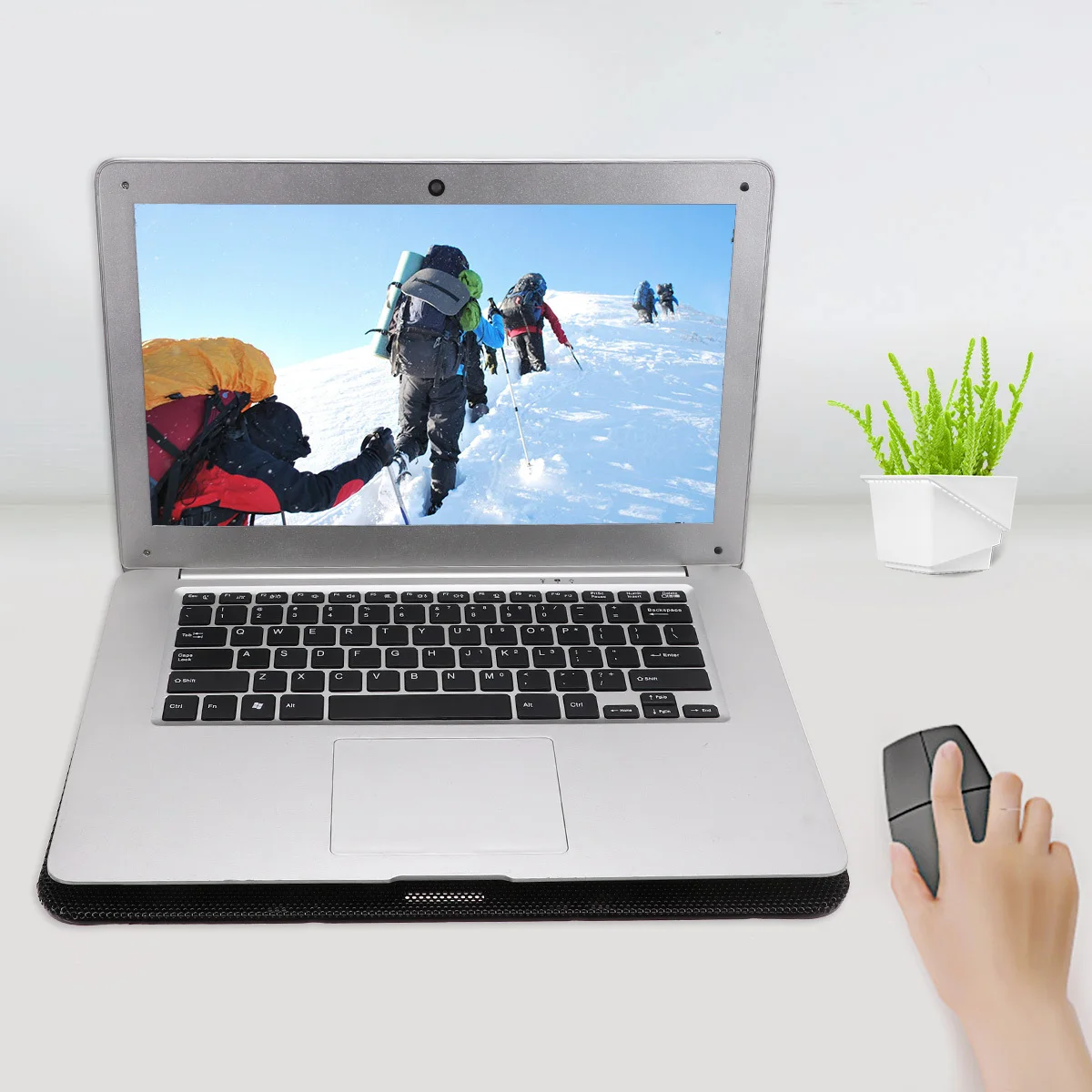 

1Pcs Notebook Cooling Laptop Stand 15.6 Inch Adjustable Heat Dissipation Holder Comfortable Typing Support Laptop Holder