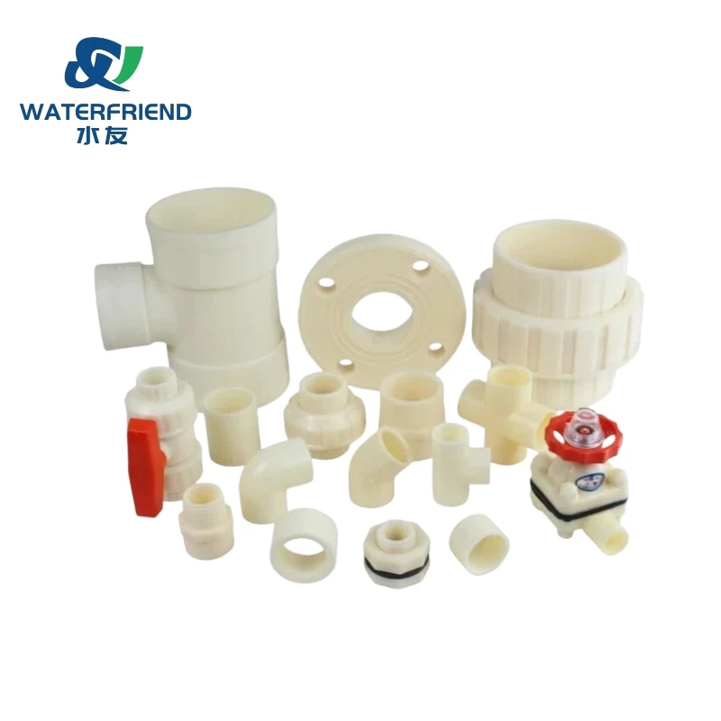 Injection-Molded ABS Plastic Fittings Anti-Corrosion Eco-Friendly OEM ODM DIN ANSI JIS Tees Elbows Flanges PN10