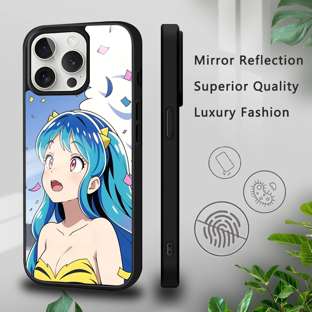 U-Urusei Y-Yatsura Lum Anime Phone Case For iPhone 16 15 14 13 12 11 Pro Xs Max Mini Plus Celulares Hard Funda