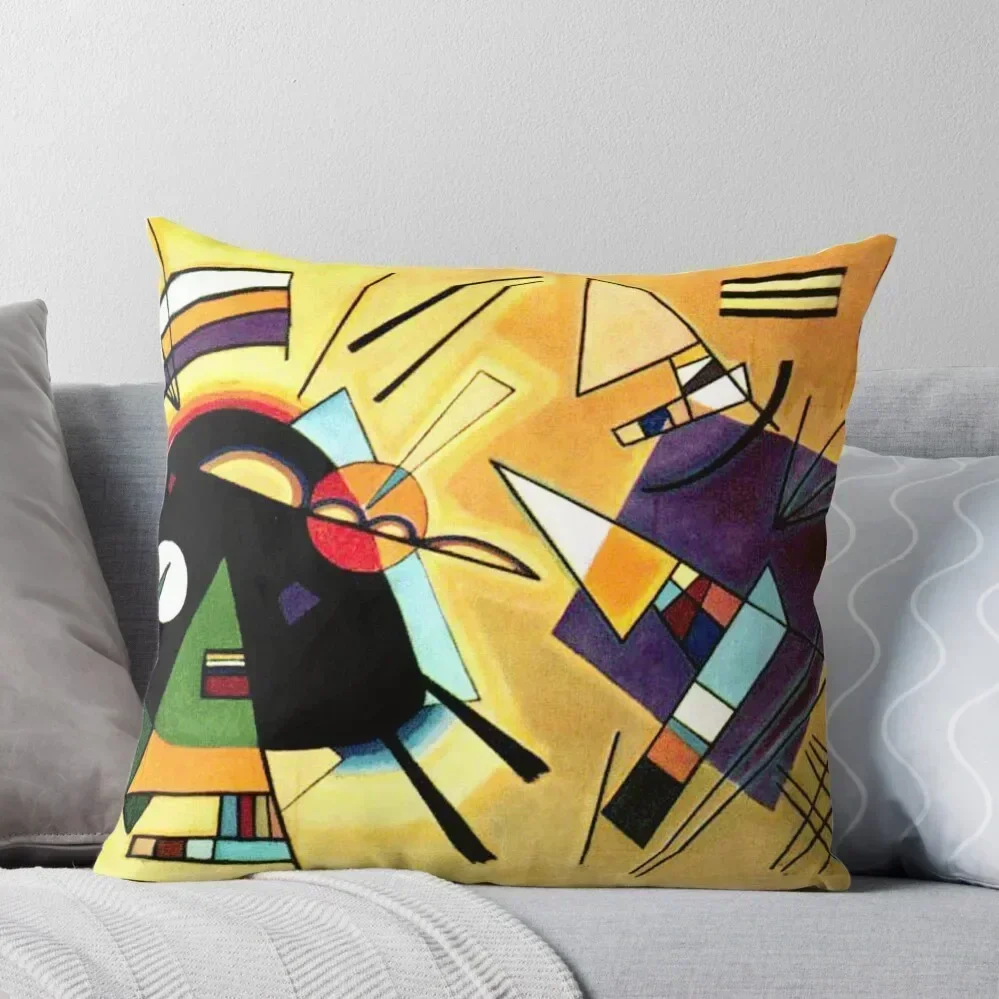 

Vassily Kandinsky Black and Violet 1923 Throw Throw Pillow Pillow Case Christmas Decorative Cushion pillow