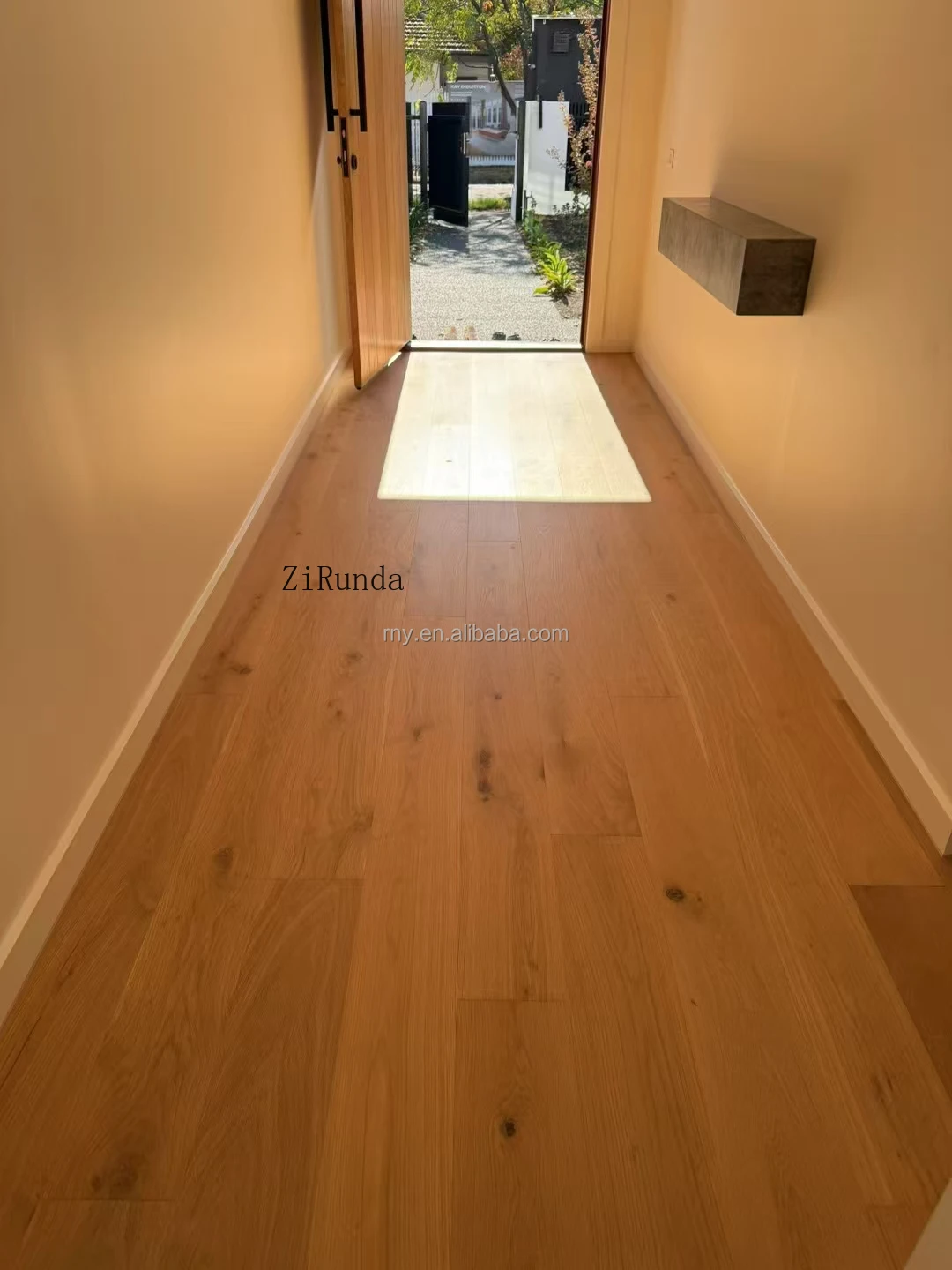 화이트 오크 인테리어 원목 바닥재 맞춤형 버전, 브라운 컬러 오크 바닥재