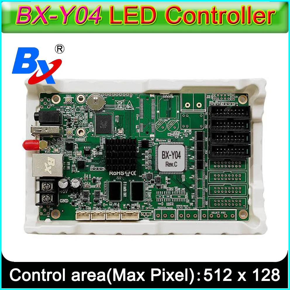 BX-Y04 Multi-Media player,Full color LED display control card,Cluster LED full color screen Controller.