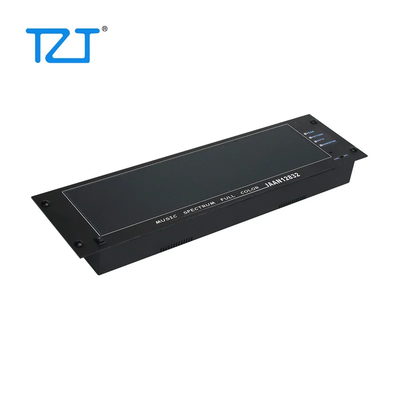TZT JAAN12832 Wyświetlacz widma muzycznego 3U Pełnokolorowe światło RGB z rytmem obsługuje dźwięk i sterowanie przewodowe