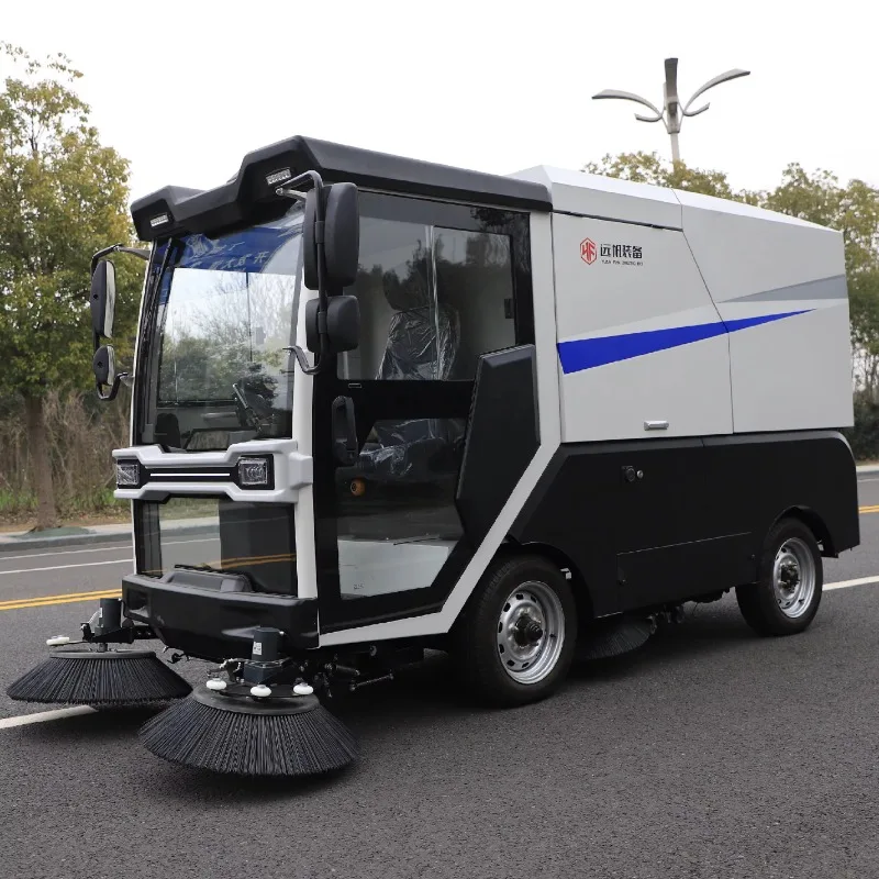 Advanced Industrial New Floor Sweeper 2400mm Path 35 Degree Climbing 4000W Power Battery Operated 4-6H Working Time Site
