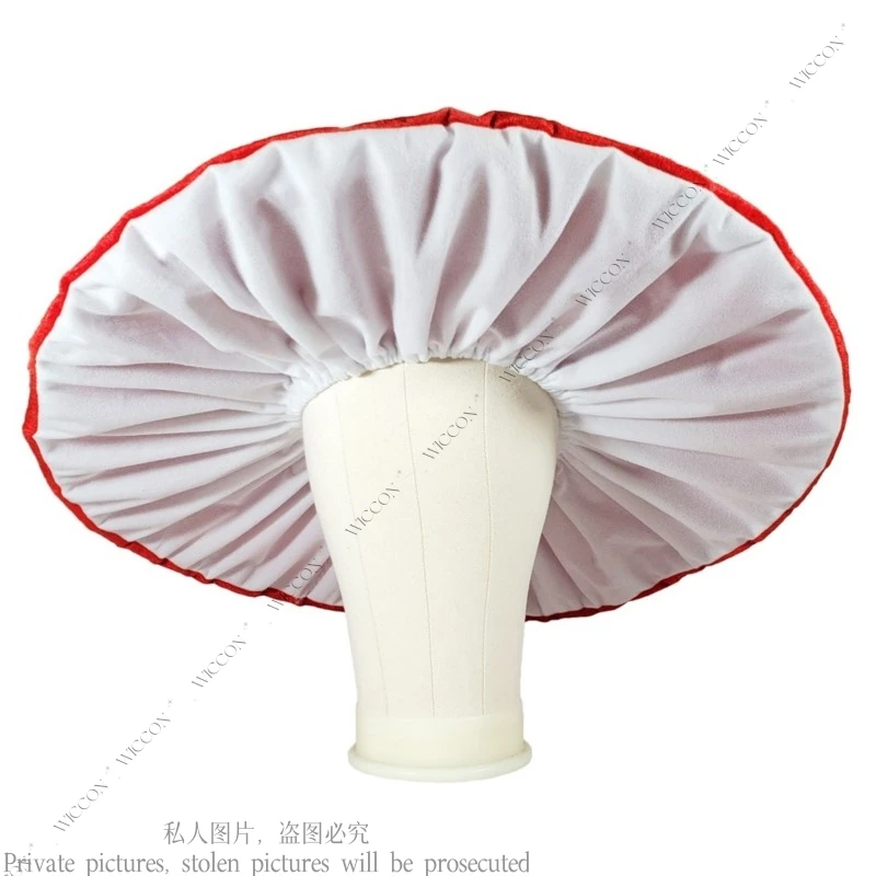 Mushroom Hat Renaissance Medieval Costume Cosplay Victorian Fairy Accessories Party Halloween Party Woman Man Role Play Hat