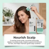 PDRN Hair Serum With Built-In Brush,Strengthen Hair Root Anti Hair Loss Improve Scalp Environment Daily Head Care Scalp Massager 3