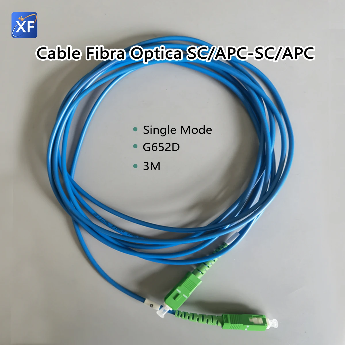 1-50pcs Fiber Optic Cable 3M SC/APC-SC/APC Single Mode G652D Indoor FTTH Installation High-Speed Internet Fiber Optic Coupler