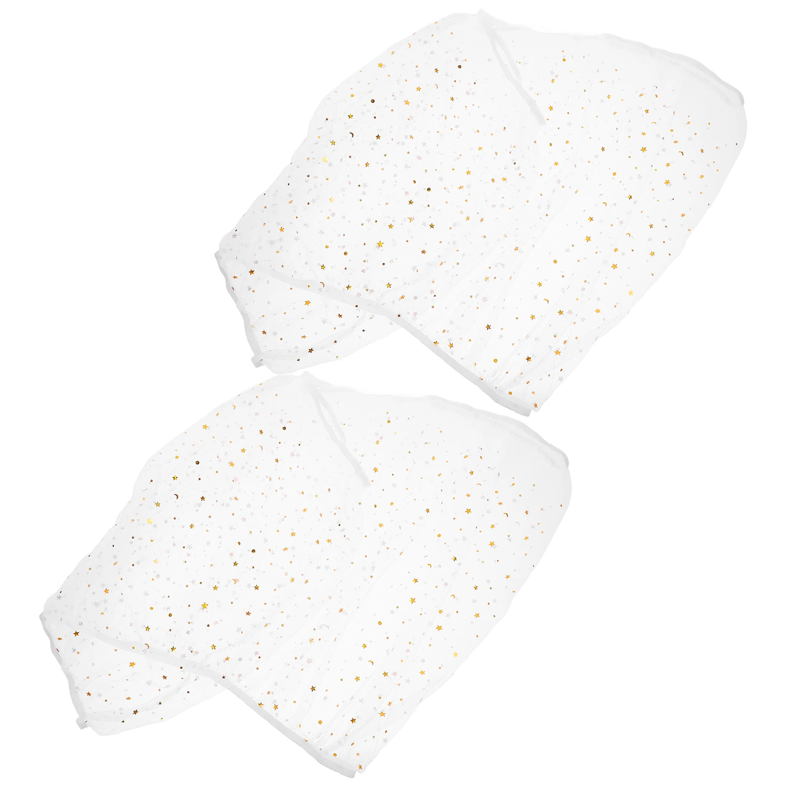 

2 Pcs Birdcage Protective Cover Mesh Dust-proof Netting Covers Polyester Travel