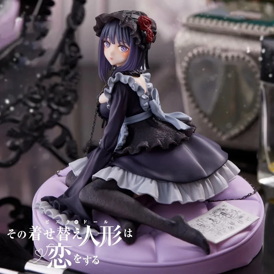 Original My Dress Up Darling Kitagawa Marin Figure School Uniform Dress Up Standing Model Toy Gift Action Figure For Kids PVC