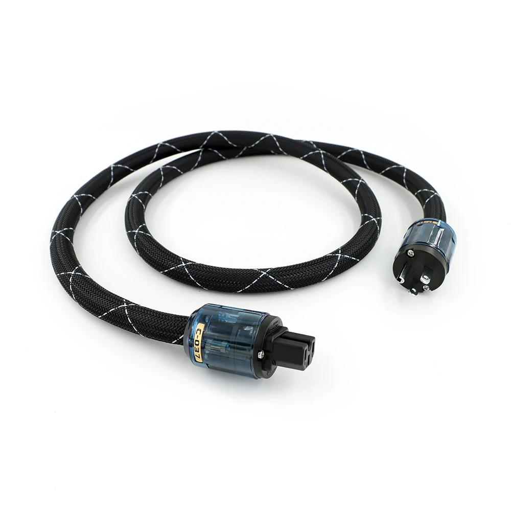 High quality 5N copper power cord EU/US power plug for connecting HIFI amplifier and player AC power supply