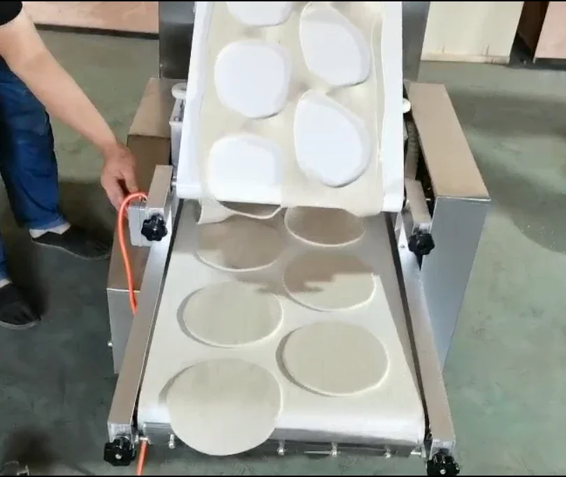 

-Commercial Indian Fried Frozen Roti Domestic Chapati Maker Heavy Duty Making Machine Flattening Fully Automatic In Kenya Marsha