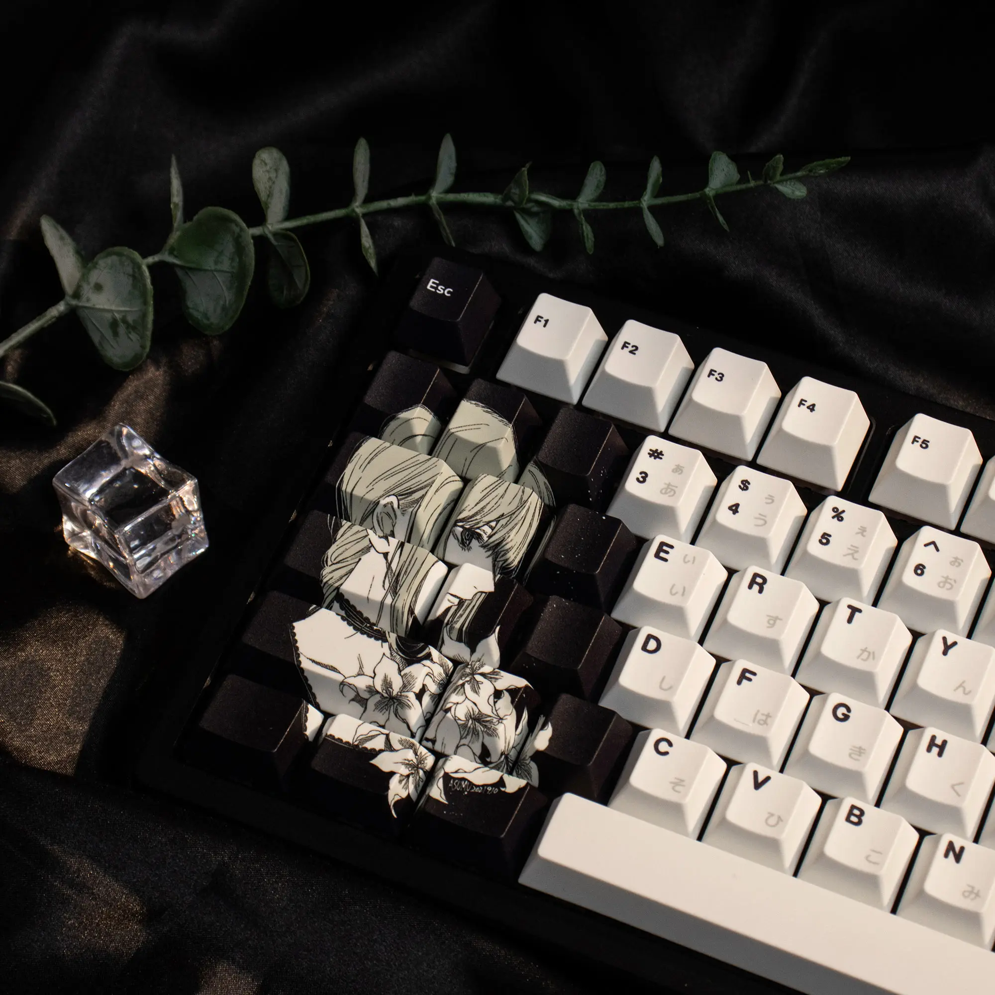 

135 keys Makima Anime Keycaps PBT Alice Keycap DYE Sublimation Cherry Profile Japan Key Cap For Mechanical Keyboard Caps
