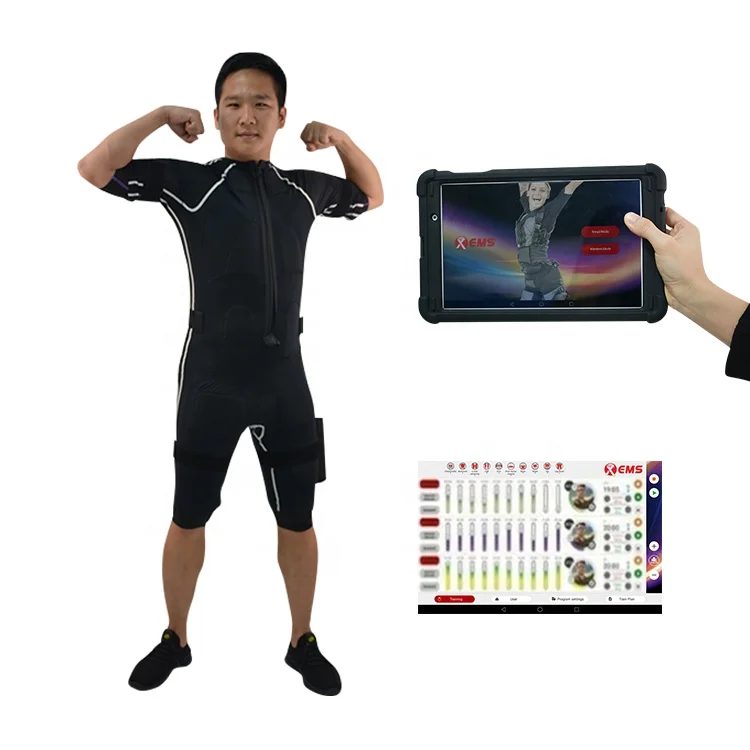 Estimulador muscular eléctrico Ems, ropa de fitness para gimnasio, traje de entrenamiento XBODY