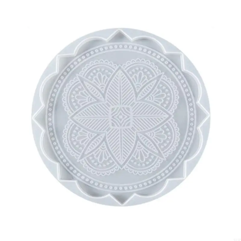 91AF Silicone Jewelry Tray Epoxy Resin Casting Mould Glass Teapot Mat Tray Mold Jewelry Making Mold for Home Decorations